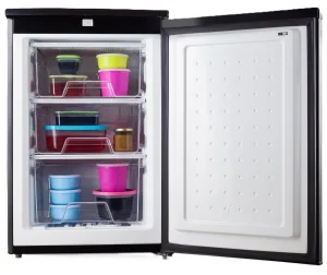 PremierTech® PremierTech PT-FR86B Freezer Congelatore 88 litri Nero -24° gradi 4**** Stelle E 39dB
