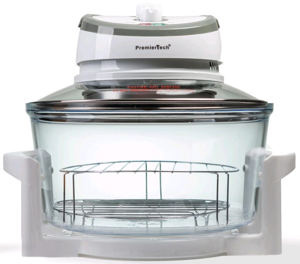PremierTech PT-FA12 Forno Alogeno ad Aria Ventilato 17 litri 1400 watt cuoce senza olio Bianco