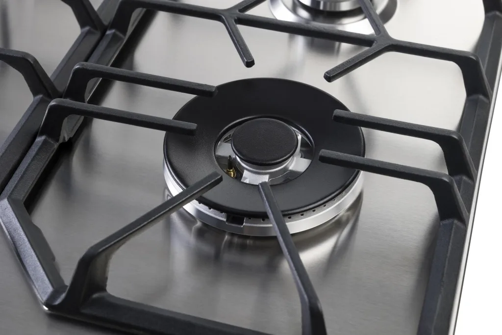PremierTech PC906 Piano Cottura a Gas a 6 fuochi da 90 cm doppio Wok in Acciaio Inox