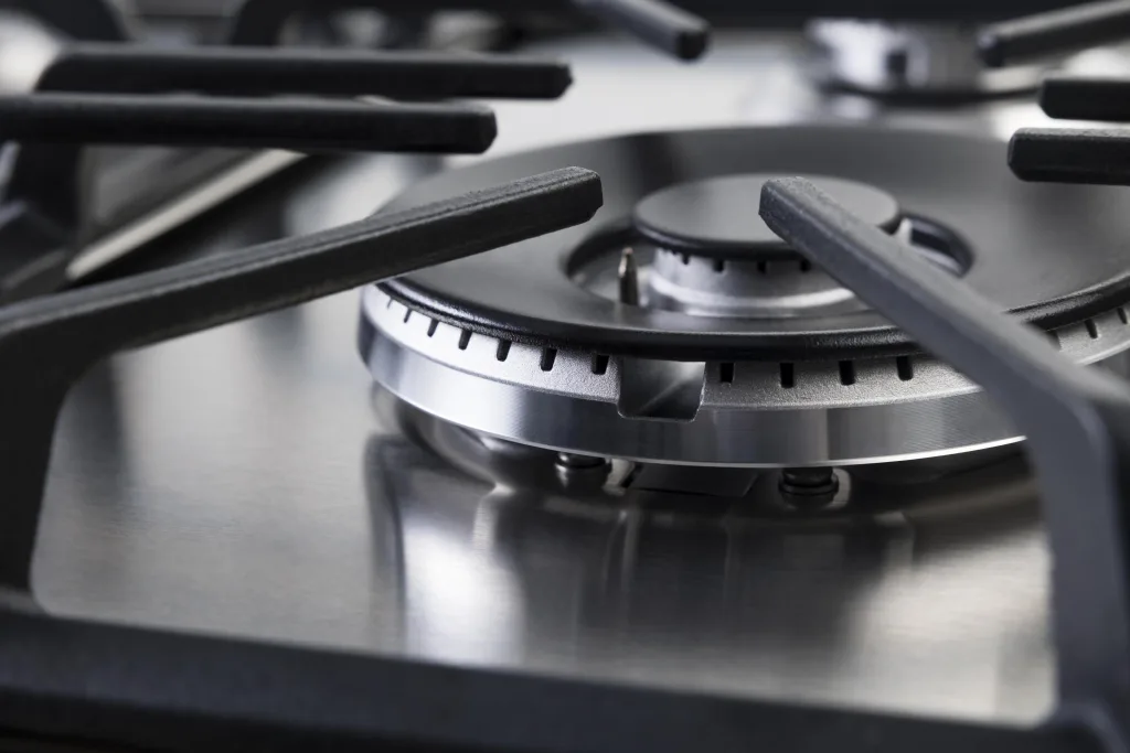 PremierTech PC906 Piano Cottura a Gas a 6 fuochi da 90 cm doppio Wok in Acciaio Inox