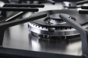 PremierTech PC906 Piano Cottura a Gas a 6 fuochi da 90 cm doppio Wok in Acciaio Inox