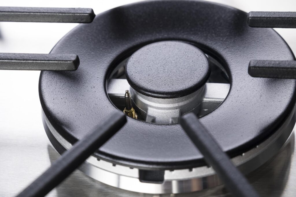 PremierTech PC906 Piano Cottura a Gas a 6 fuochi da 90 cm doppio Wok in Acciaio Inox
