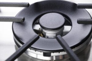 PremierTech PC906 Piano Cottura a Gas a 6 fuochi da 90 cm doppio Wok in Acciaio Inox