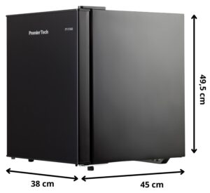 PremierTech Mini Frigo Bar 36 Litri Frigo Hotel Frigo Ufficio Classe E Nero PT-F36B