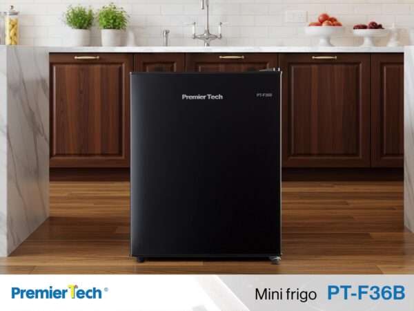PremierTech Mini Frigo Bar 36 Litri Frigo Hotel Frigo Ufficio Classe E Nero PT-F36B