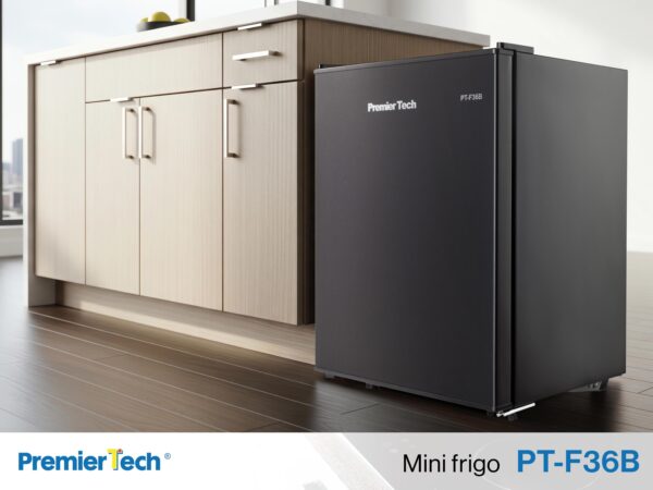 PremierTech Mini Frigo Bar 36 Litri Frigo Hotel Frigo Ufficio Classe E Nero PT-F36B