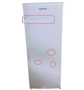 ** Freezer Congelatore Verticale 153 litri Bianco Classe E -24 gradi 42dB