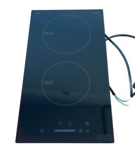 ** EXPO Piano cottura 2 fuochi induzione vetro nero 3500W