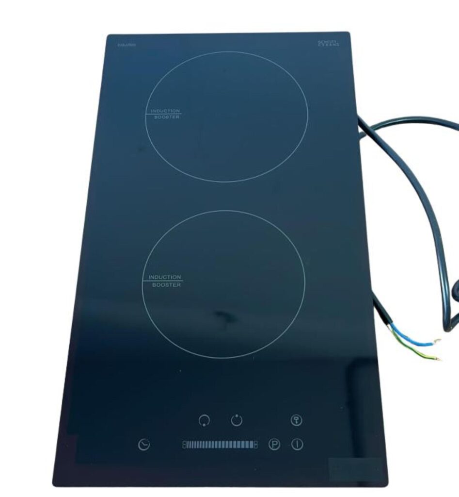 ** EXPO Piano cottura 2 fuochi induzione vetro nero 3500W