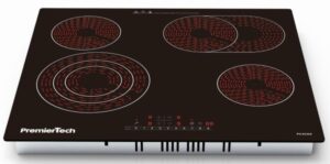 PremierTech Piano Cottura Vetroceramica 4 Zone 60cm Dual Zone PC4CDZ