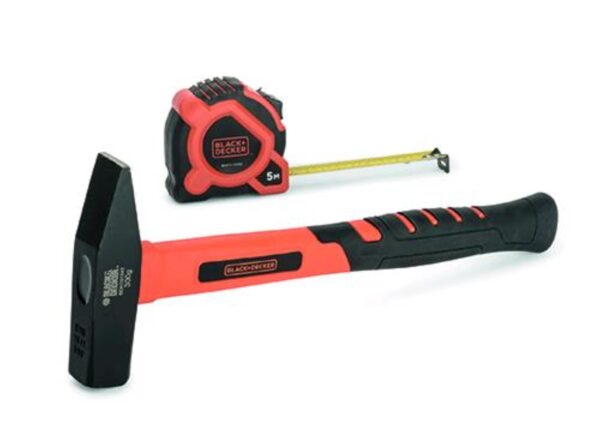 Black & Decker Set Martello + Metro da 5metri - BDHT9-30092