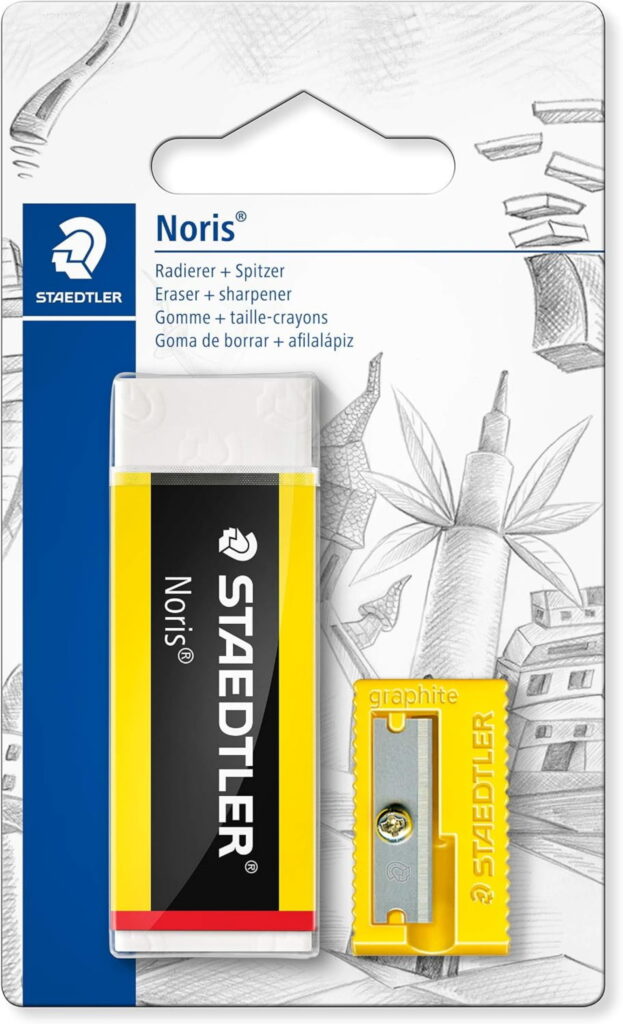 Staedtler gomma da cancellare Noris ref 526 N-S1BK con temperamatite incluso